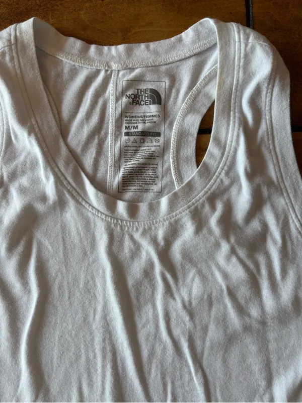 The North Face Women’s White Racerback Tank Top - Image 3