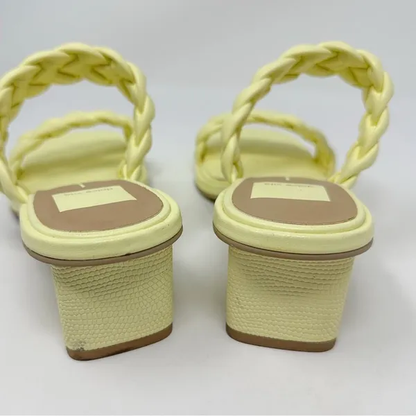 NEW Dolce Vita Ronin Light Yellow Double Braided Strap Sandal Size 6 MSRP $115 - Image 8