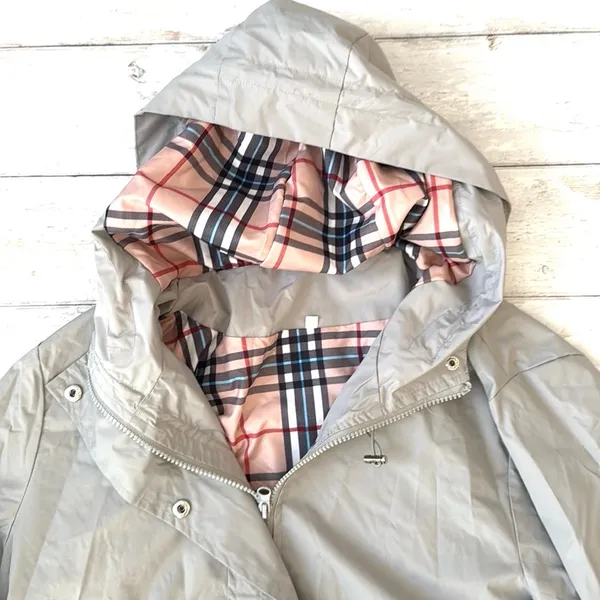 H&M Women’s M Trench Coat Rain Jacket Waterproof Lightweight Jacket Suze Medium - Image 2