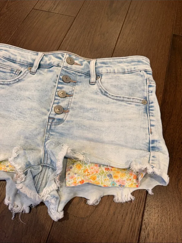 American Eagle Next Level Stretch m Distressed Denim Shorts Size 6 - C70-008 - Image 7