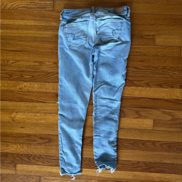 👖American Eagle High-Waisted Jegging Distressed Skinny Jeans👖 ~4 - Image 6