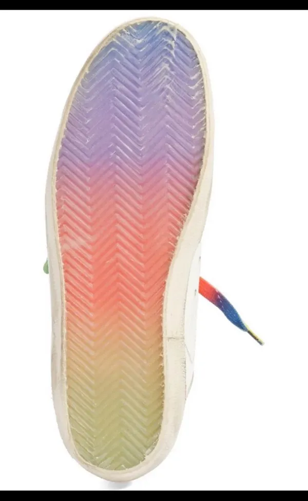 Golden Goose Superstar Rainbow Low Top Sneakers - Size 38 - Image 10