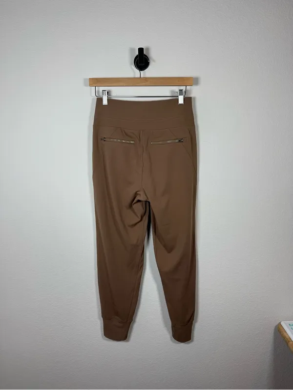Athleta Venice High Rise Jogger Pant Brown Athleisure Travel Size Small - Image 6