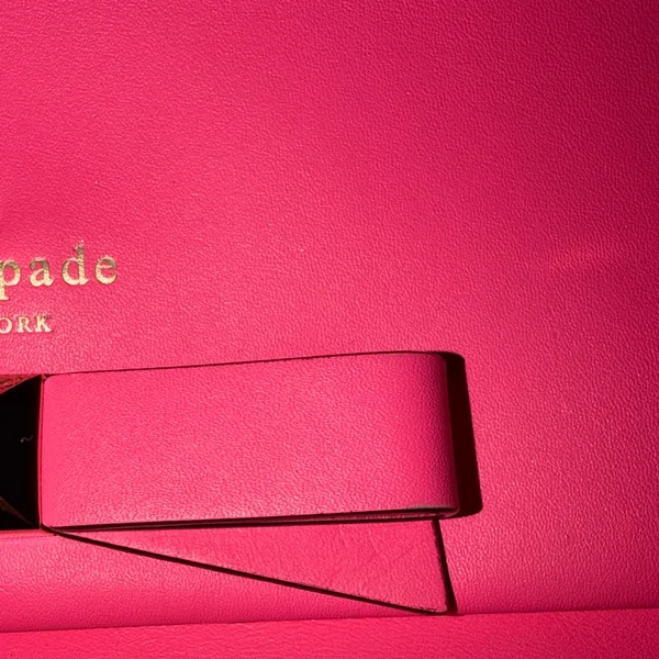 Kate Spade Vibrant Pink Clutch with Bow Accent - Image 7
