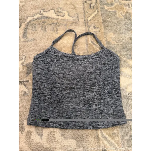 Beyond Yoga spacedye racerback cropped tank Black Space Dye BLKSD XXS NEW - Image 12