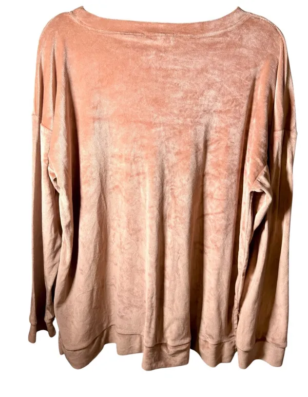 Moral Fiber Women’s Butter Fleece Long Sleeve Boat Neck Top - Image 2