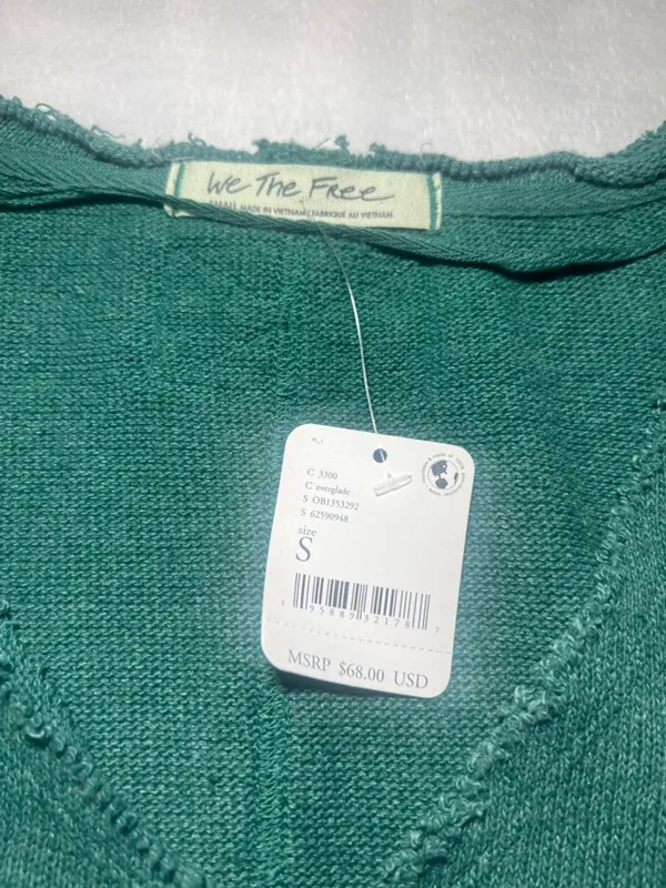 Free People We The Free Everglade V-Neck Knit Top - Image 2