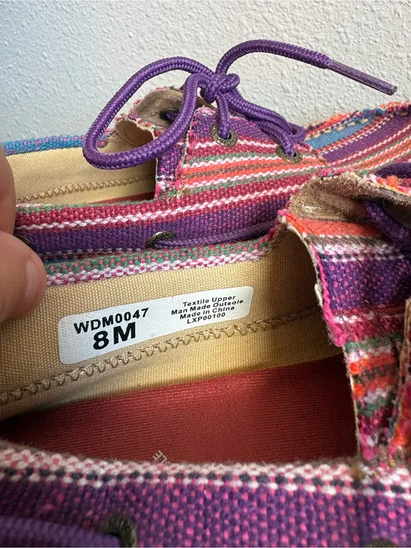 Twisted X Women's Purple Serape Driving Mocs - Image 5