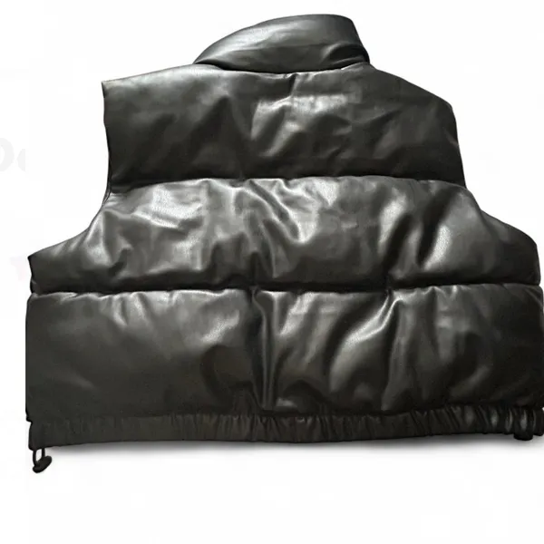 Zara Women's Black Gilet vest. Size L - Image 2