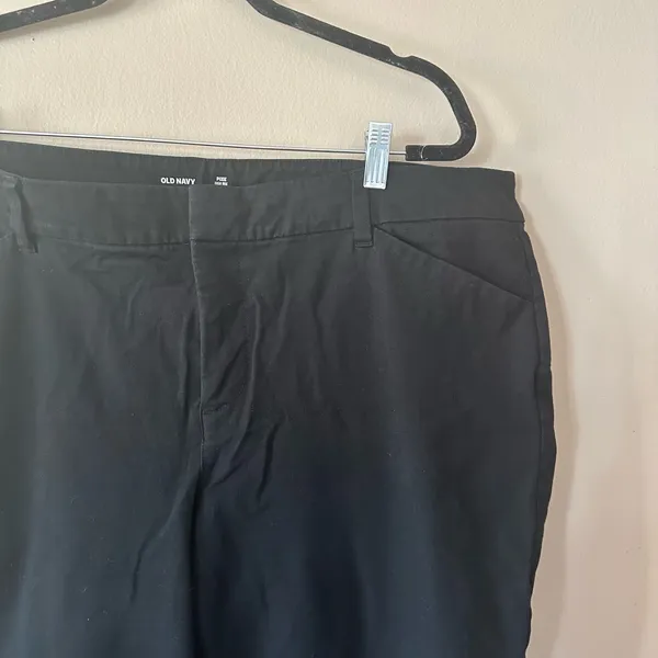 Old Navy High-Waisted Pixie Skinny Ankle Pants Black Jack Size 20 SHORT - Image 7