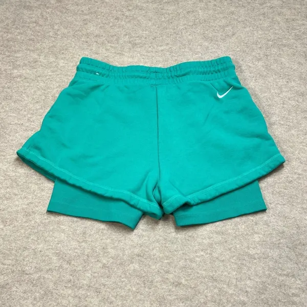 Nike Shorts Womens Medium Serena Williams Design Crew 3" Jade‎ Terry Athletic - Image 4