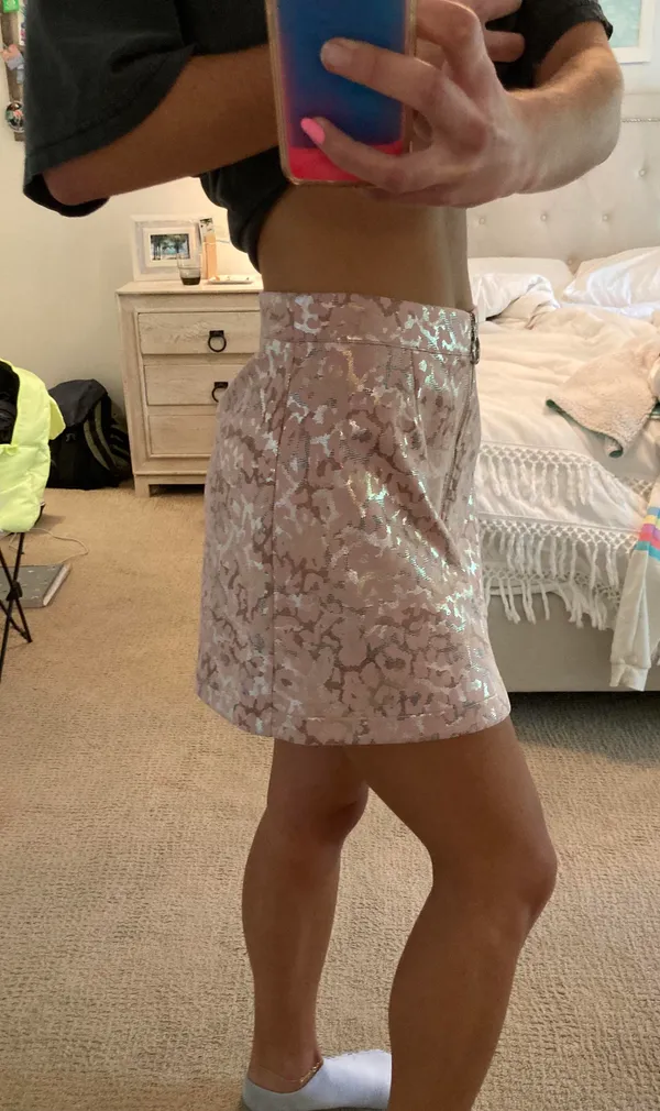 After Market Pink / Metallic Cheetah Skirt - Image 3