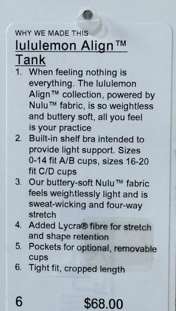 Lululemon Align Tank - Image 4
