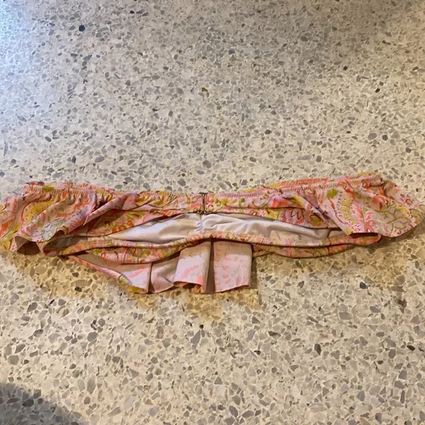 Victoria's Secret STRAPLESS TOP PINK PAISLEY PINK MEDIUM - Image 2