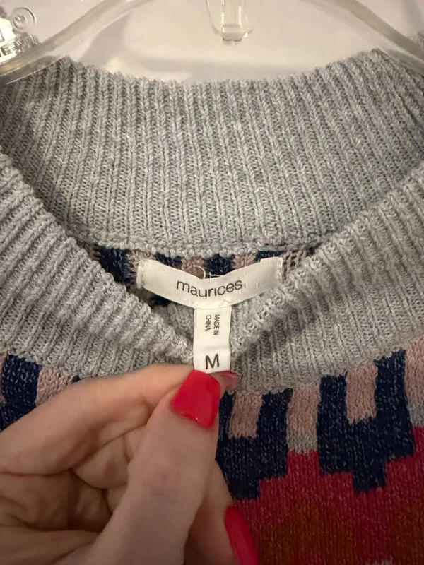 Maurices Gray Sweater - Image 4