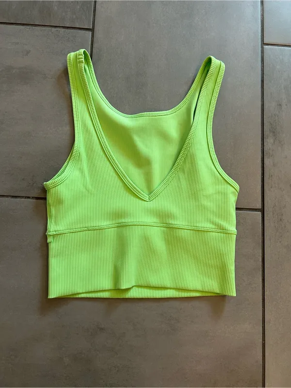 Lululemon Power Pivot Tank | Green - Image 2