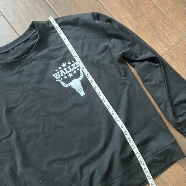Morgan Wallen Black Long Sleeve Unisex Shirt 3XL - Image 3