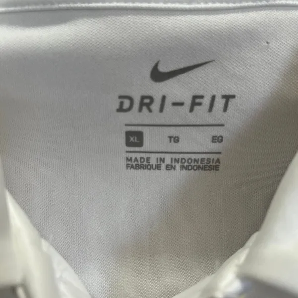 Nike Athletic Polo Shirt White 908426-100 Dri-Fit Women Size XL NWT - Image 3