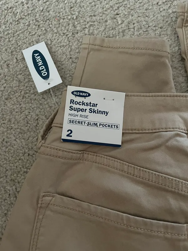 Kaki Pants Tan Size 2 - Image 2