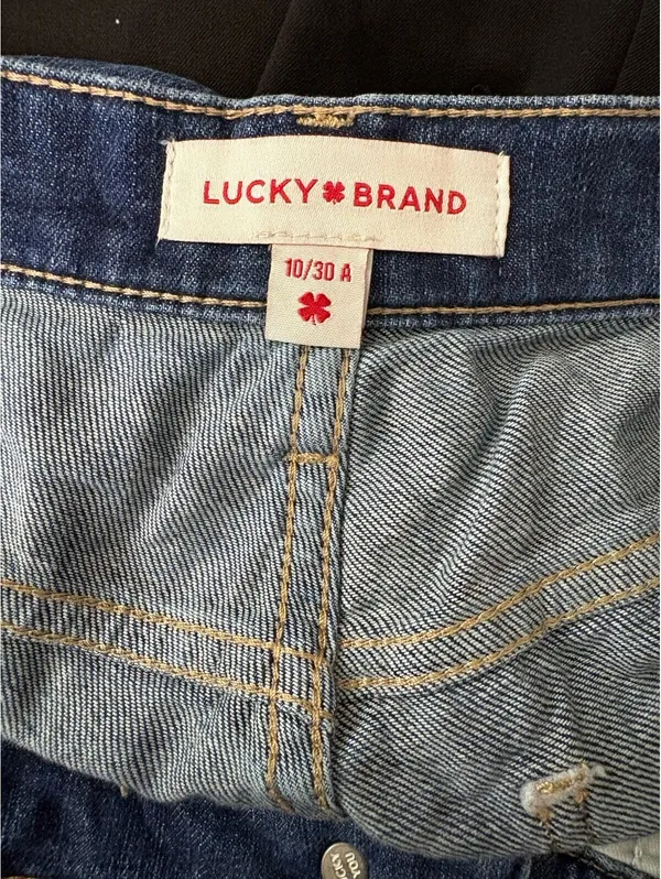 Lucky Brand Bridgette High Rise Skinny Jeans Blue XL Button Fly Pockets Denim - Image 5