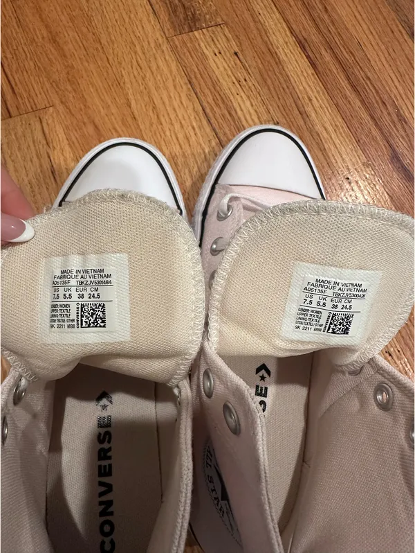Pink Converse Sneakers - Image 5