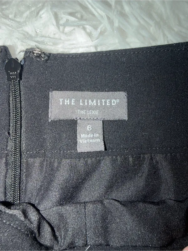 The Limited The Lexie Black Mini Skirt Size 6 Stretch Fitted Pencil - Image 2