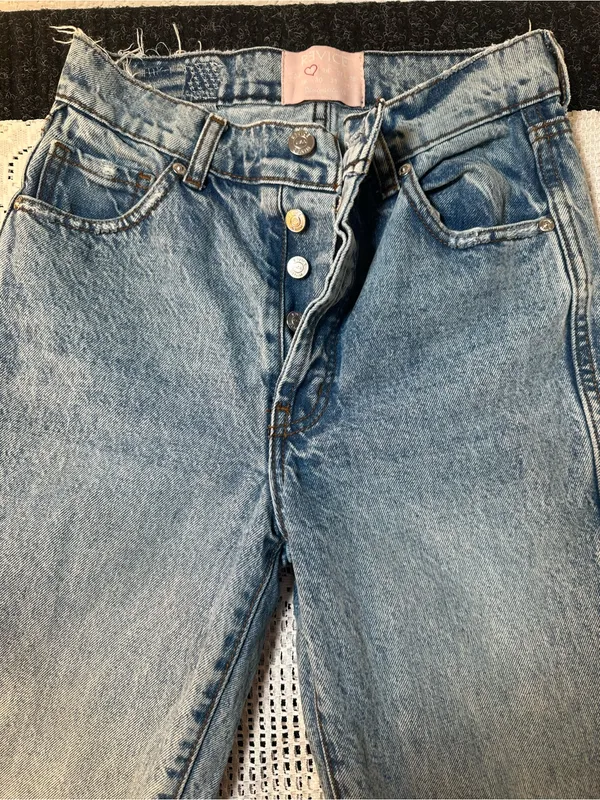 REVICE Light Blue Distressed Women’s Jeans - Casual‎ High-Rise Fit - Image 2