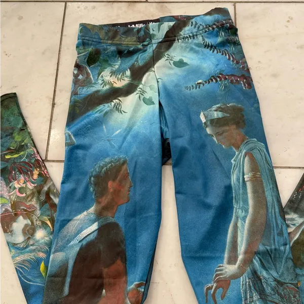Blackmilk Enchanted Blue Leggings - Image 2