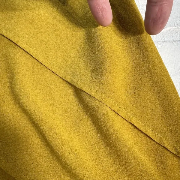 John Mark Tunic Top Womens Medium Yellow Sleeveless Boho‎ Swing Tank Layered Hem - Image 11