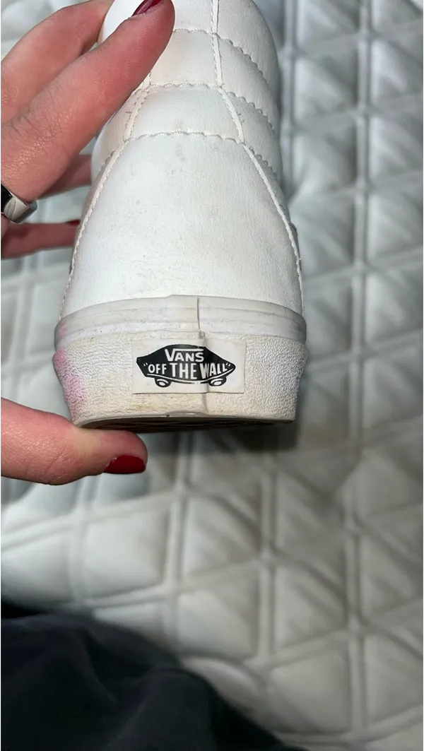 Vans High-Top White Sneakers - Image 7