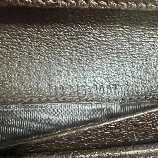 Gucci Signature Monogram Canvas Continental Long Wallet - Authentic - Image 5