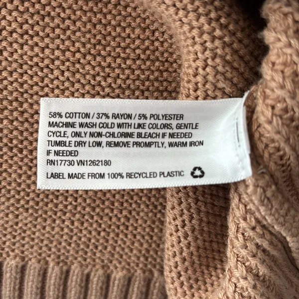 a new day Sleeveless Tan Knit Tank Top - Image 3