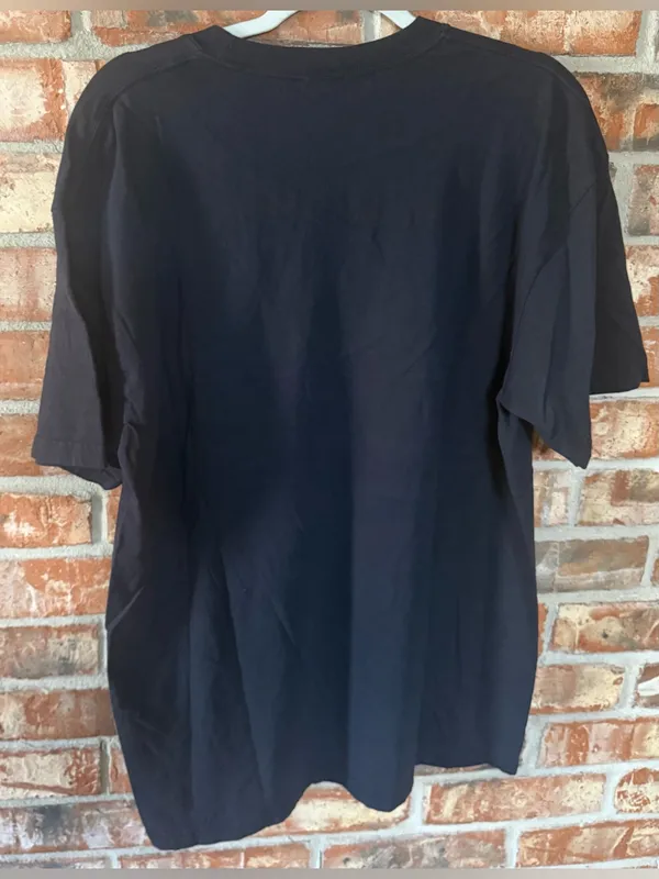 Comfort Colors Black Tee with Purple Ghost Bow Graphic - Image 3