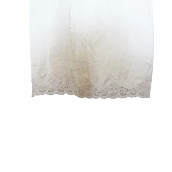 Vintage White Ivory Slip Dress Sz XS/S - Image 3