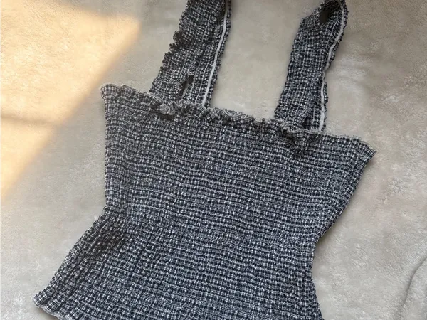 John Galt x Brandy Melville Izzy Smocked Tank Top - Image 3