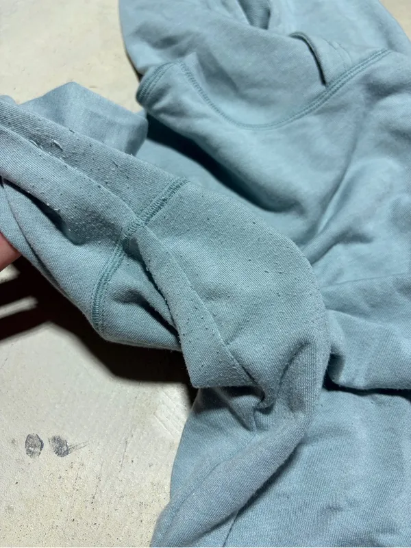 Toes on the nose Light Blue Hooded sweatshirt medium - Image 9
