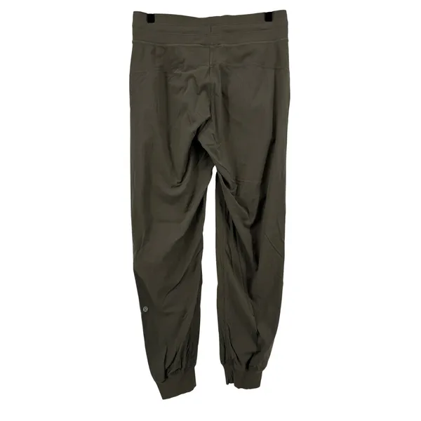 Lululemon Dance Studio‎ Mid-Rise Jogger Carob Brown Green Women 6 Active W5ENMS - Image 3