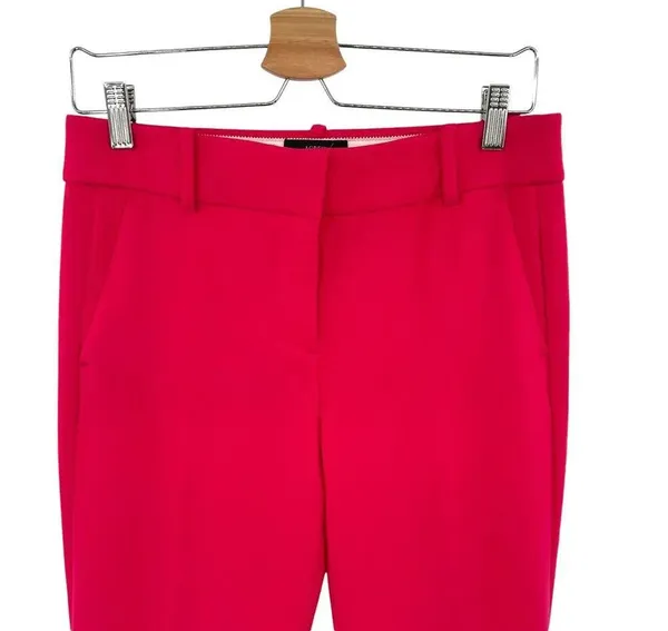 J. Crew Cameron Slim Cropped Pant in Four-Season Stretch Bright Rose Pink Size 4 - Image 3