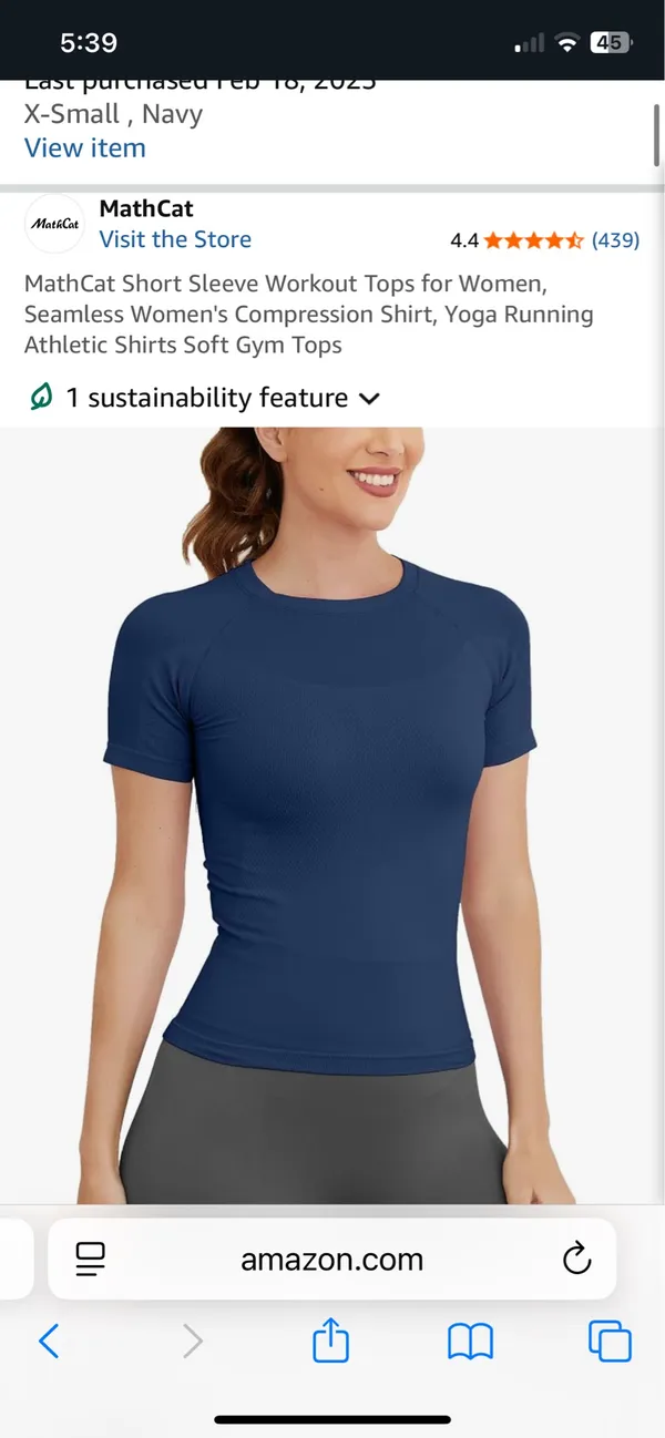 Mathcat Amazon Workout Top - Image 3