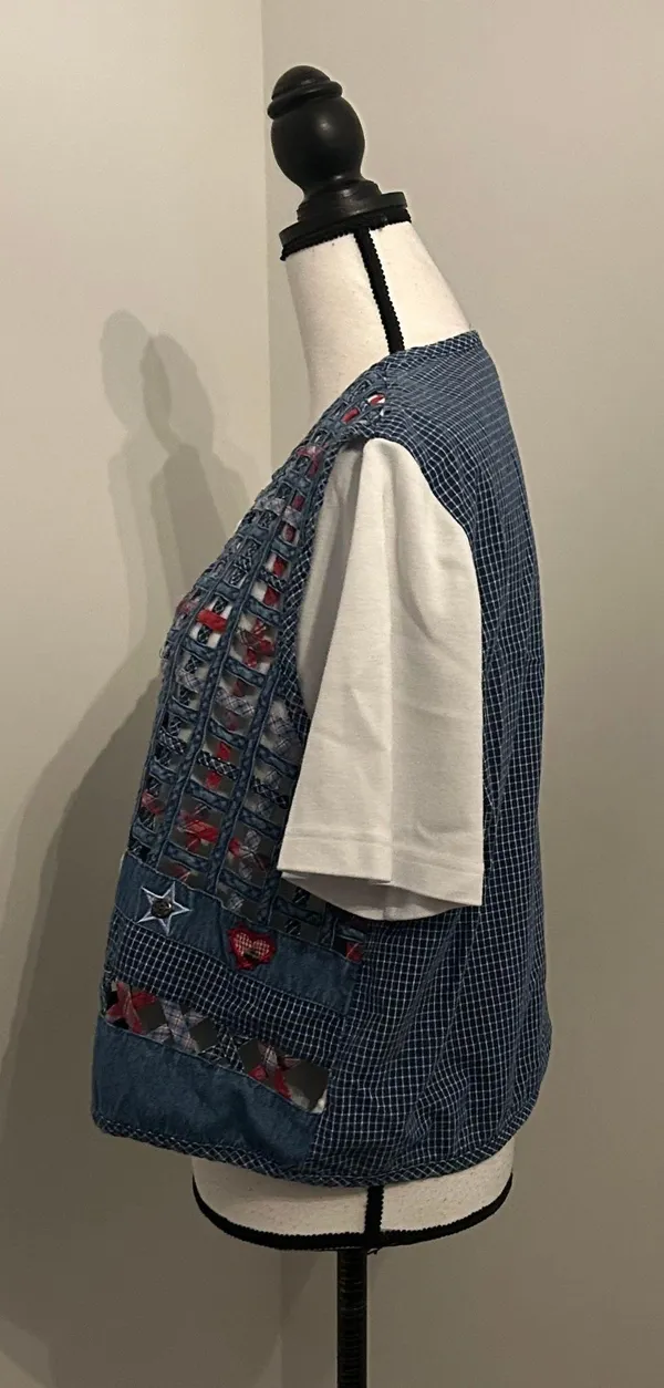 Vintage Koret City Blues Americana Top - Image 3