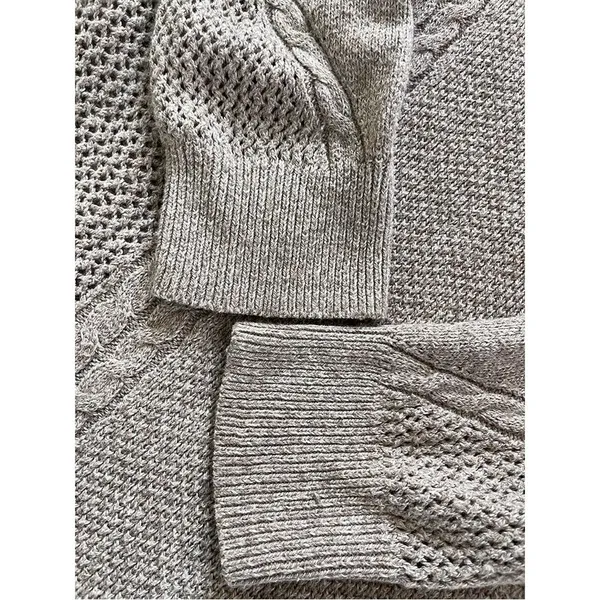 American Eagle Pullover Sweater | Taupe Textured Knit - Image 6