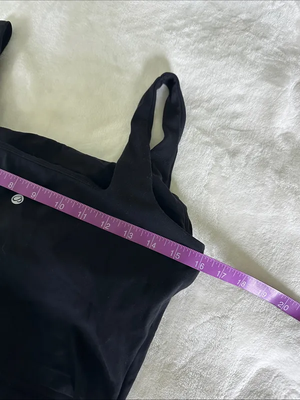 CRZ yoga Black Square-Neck Crop Tank Top - Image 4