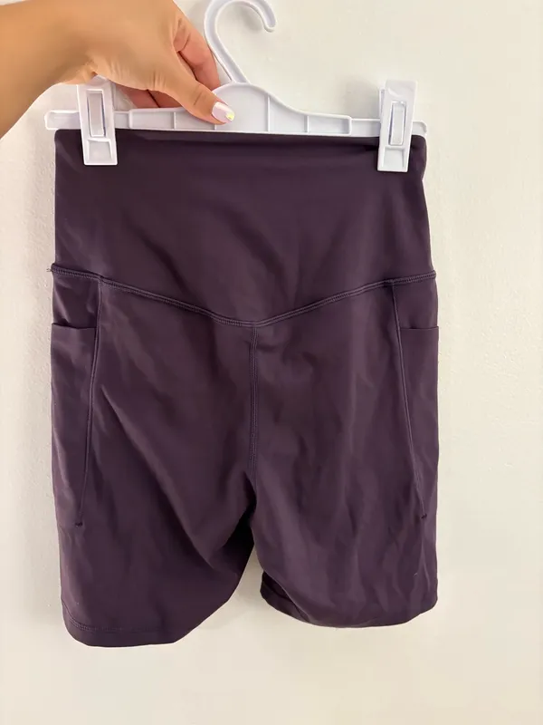 Crossover biker shorts Purple Size XS - Image 2
