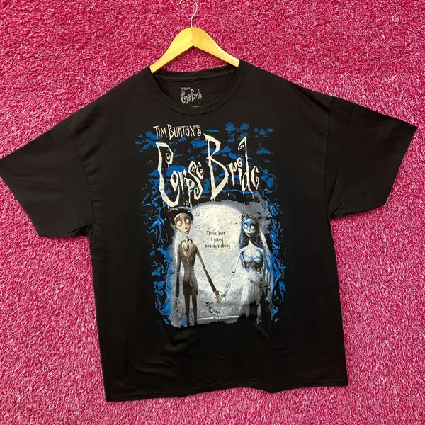 The Corpse Bride Emily & Victor Tim Burton T-Shirt 2XL - Image 3