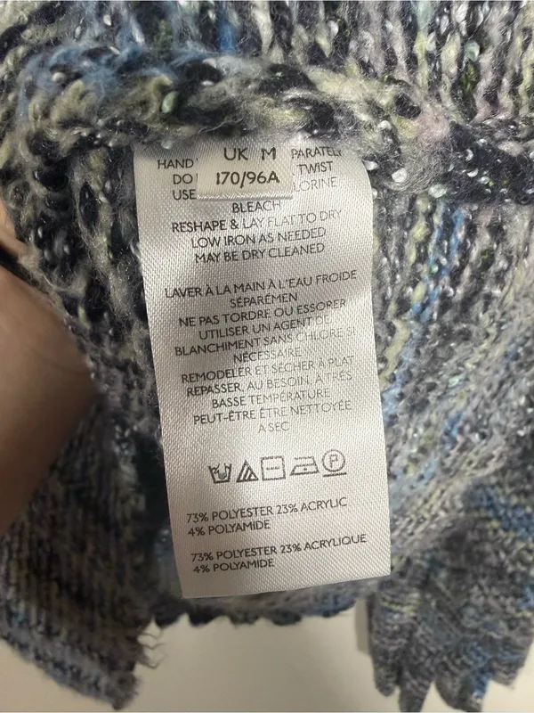 NWT Free People Cotton Candy Sweater Blue Medium - Image 9