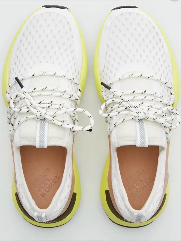 Sorel Kinetic Impact Lace Sneakers Sea Salt Yellow streetwear chunky activewear - Image 3