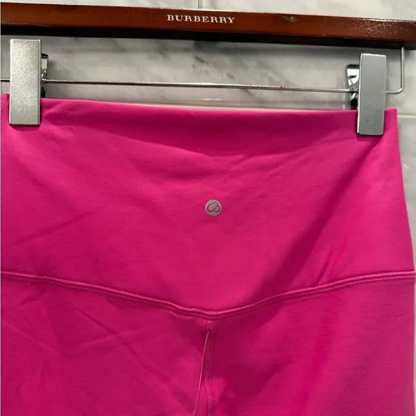 CRZ YOGA Thermal Fleece Lined Leggings 28'' NWTs XS Hibiscus Purple - Image 3