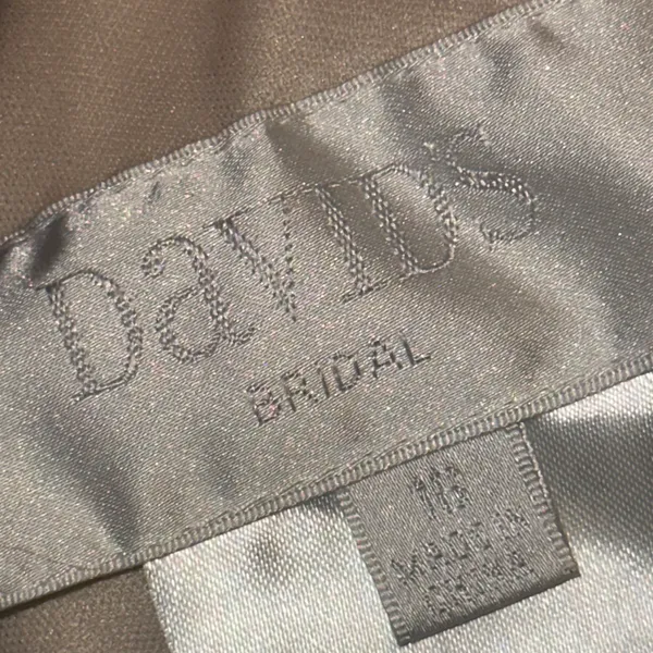 David’s bridal sleeveless gold sequined formal gown - Image 7