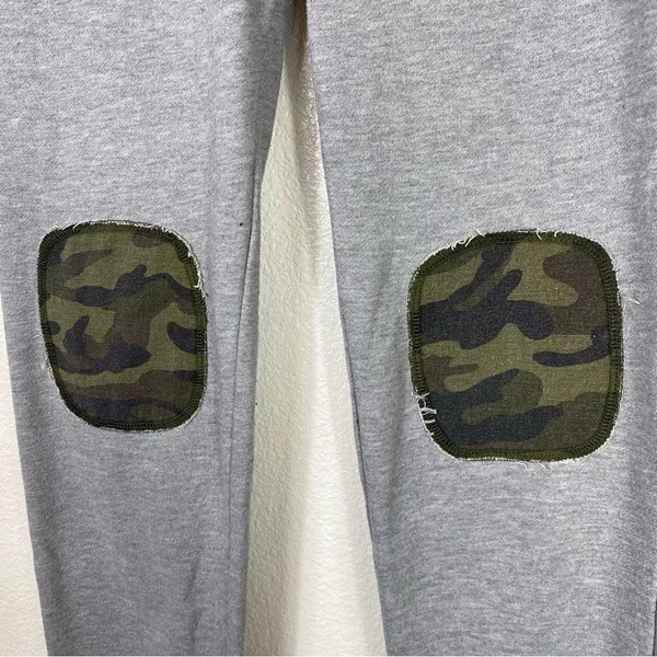 Urban Outfitters Silence + Noise Grey & Camo Print Sweatpant Joggers - Image 2