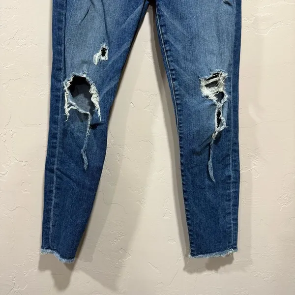 7 for all mankind the high waist ankle skinny jeans size 26 - Image 3